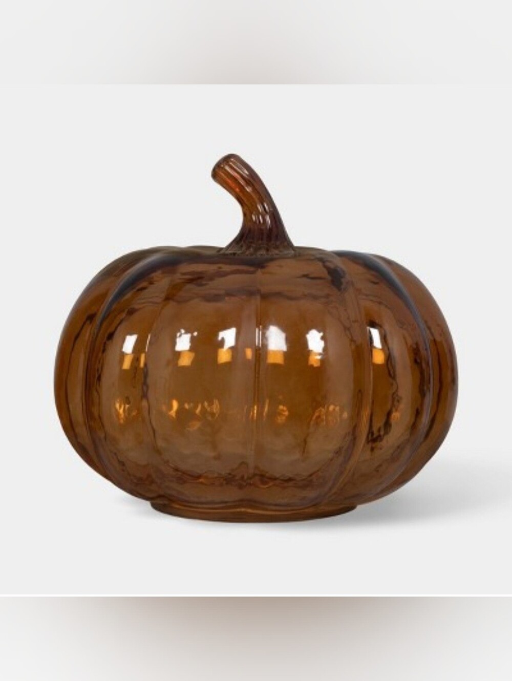 Threshold 6.5" Medium Glass Fall Pumpkin